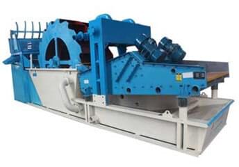 Trommel type sand washer