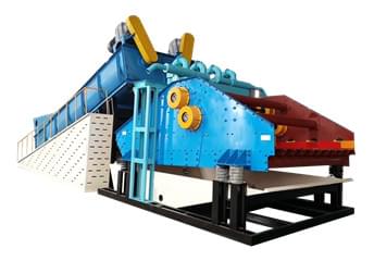 Spiral sand washing and recycling machine